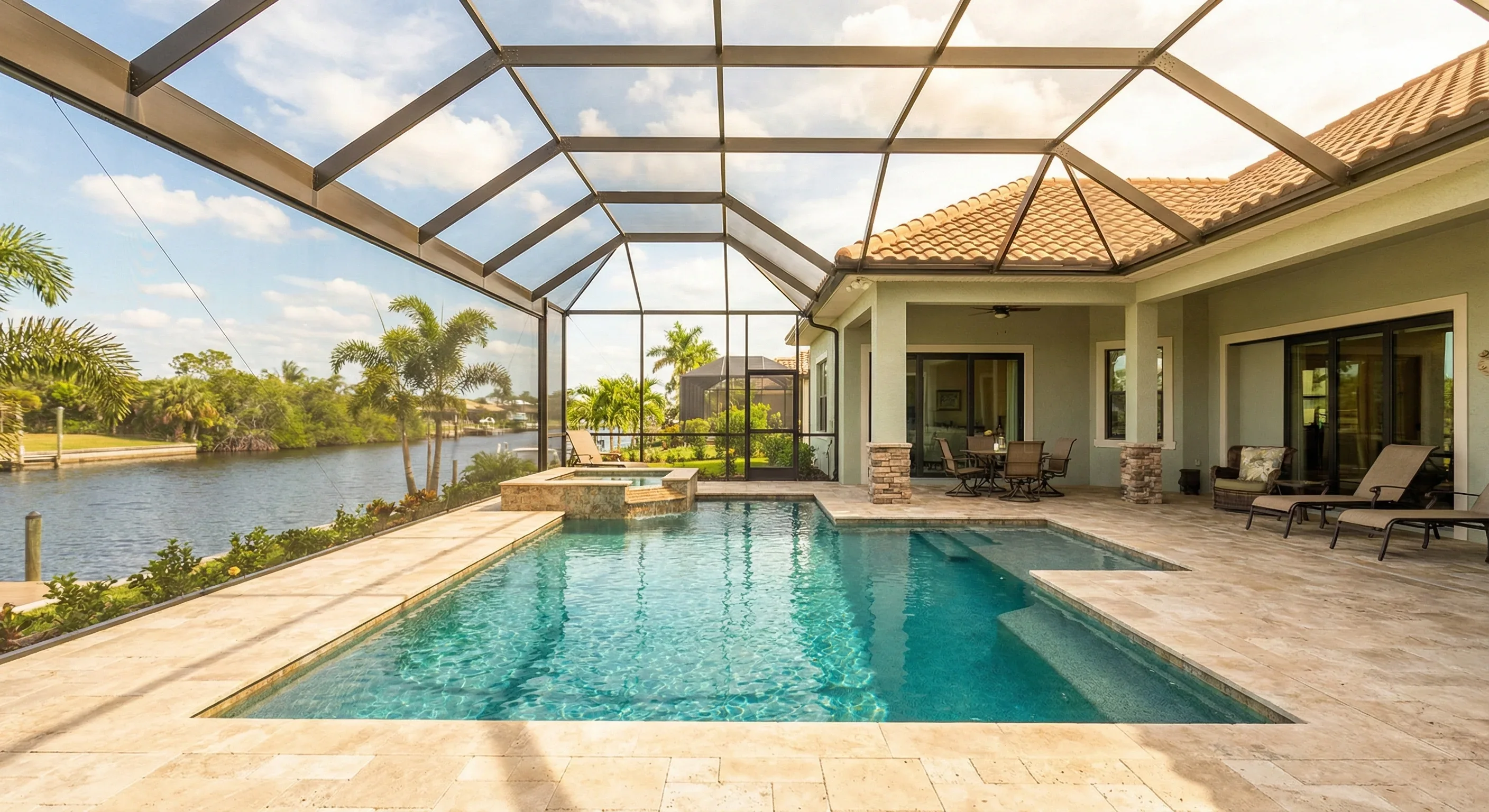 Neubau-Projekt: Pool Home Cape Coral